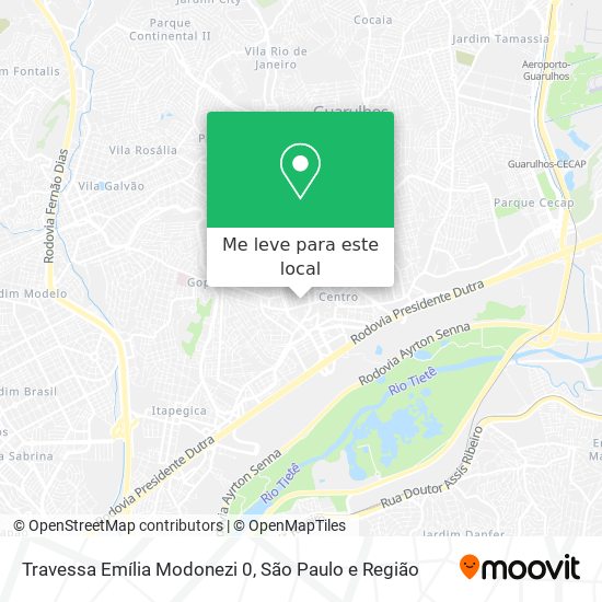 Travessa Emília Modonezi 0 mapa