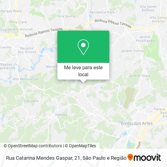Rua Catarina Mendes Gaspar, 21 mapa