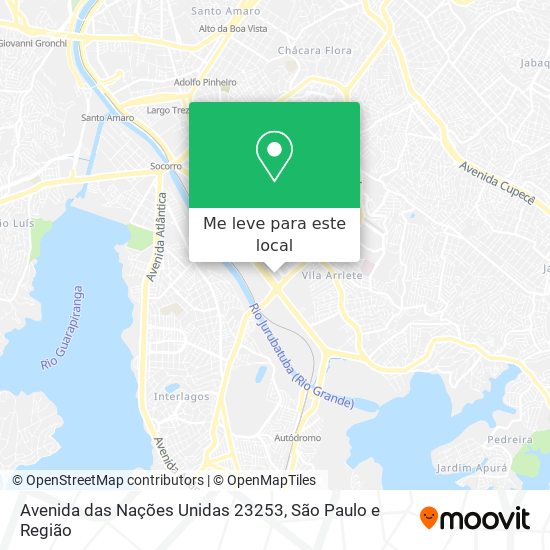 Avenida das Nações Unidas 23253 mapa