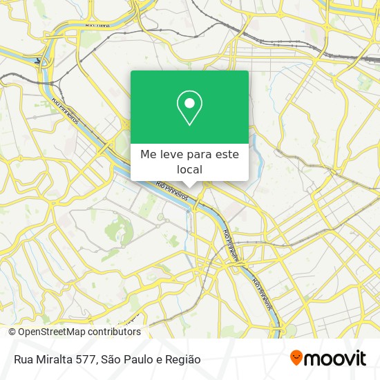 Rua Miralta 577 mapa