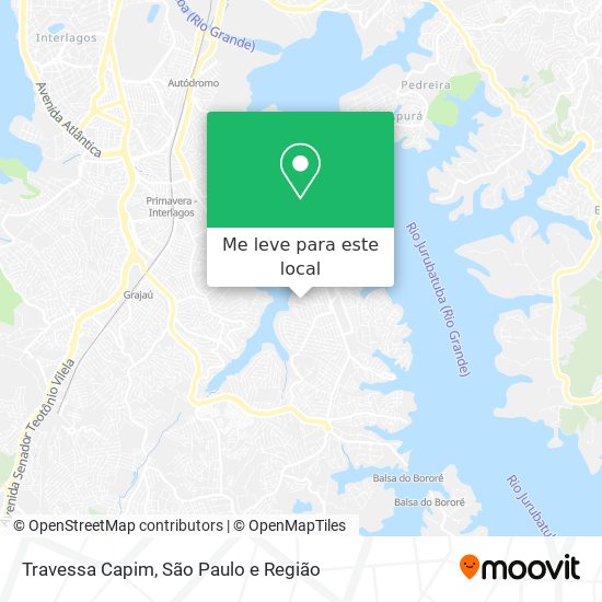 Travessa Capim mapa