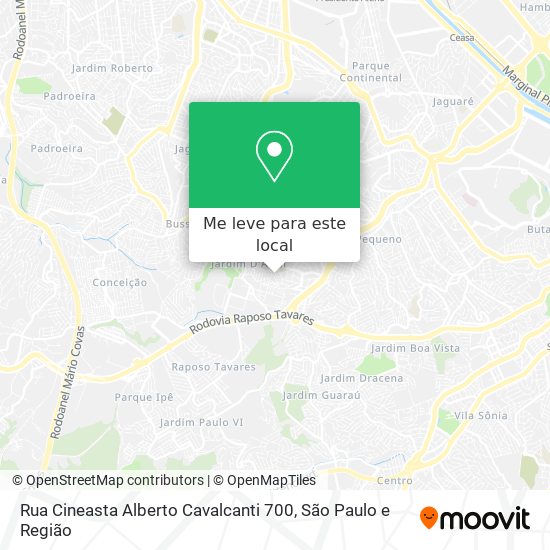 Rua Cineasta Alberto Cavalcanti 700 mapa