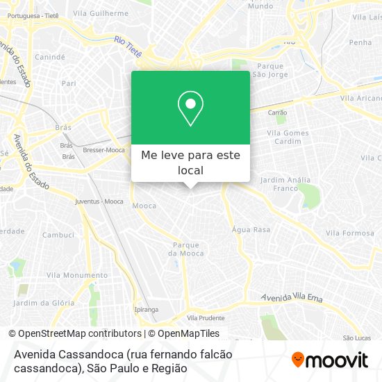 Avenida Cassandoca (rua fernando falcão cassandoca) mapa