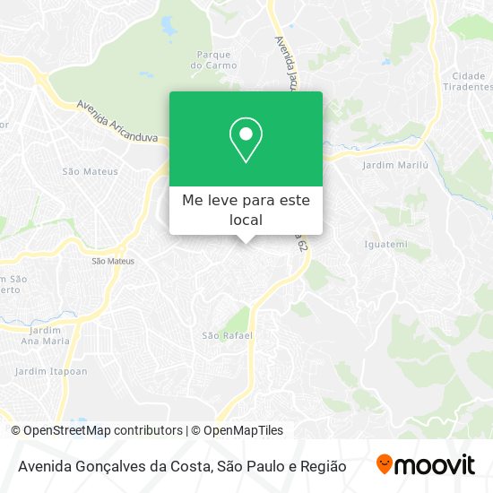 Avenida Gonçalves da Costa mapa