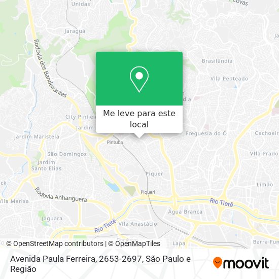 Avenida Paula Ferreira, 2653-2697 mapa