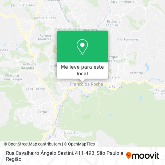 Rua Cavalheiro Ângelo Sestini, 411-493 mapa