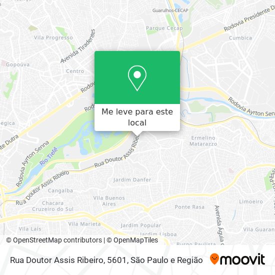 Rua Doutor Assis Ribeiro, 5601 mapa