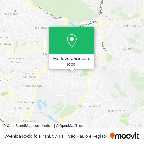 Avenida Rodolfo Pirani, 57-111 mapa