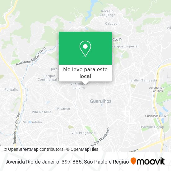 Avenida Rio de Janeiro, 397-885 mapa