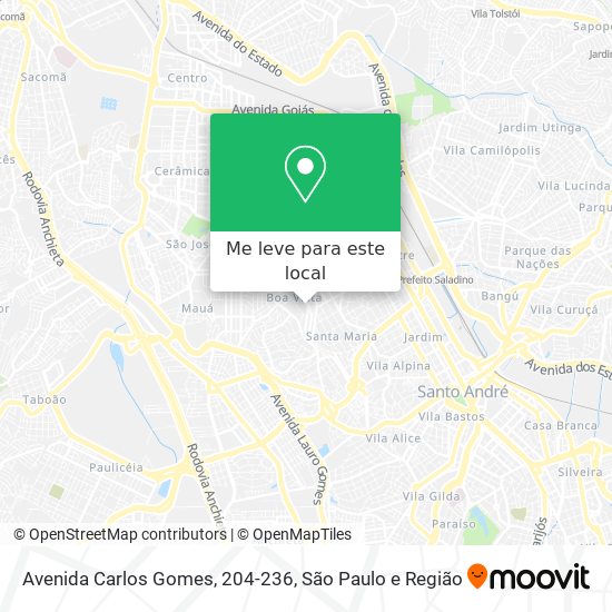 Avenida Carlos Gomes, 204-236 mapa
