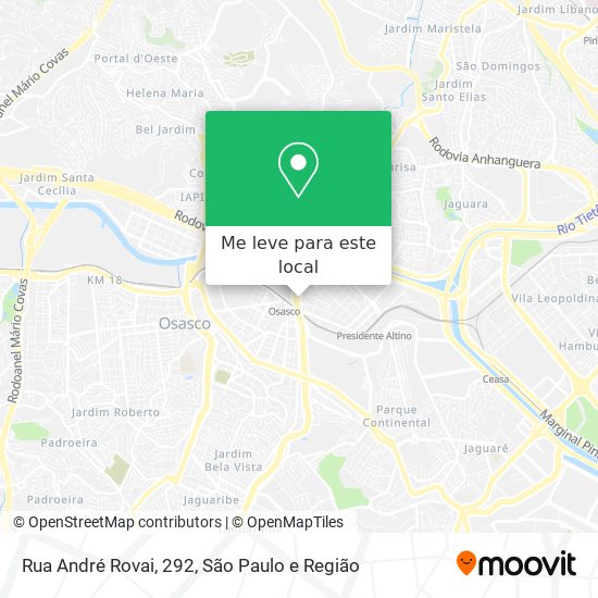 Rua André Rovai, 292 mapa