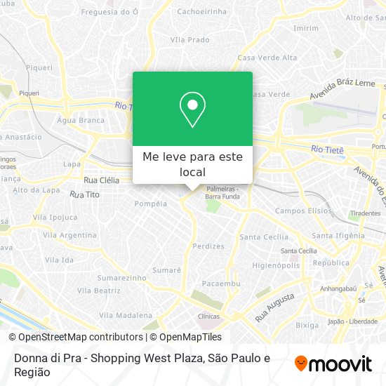 Donna di Pra - Shopping West Plaza mapa