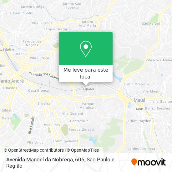 Avenida Manoel da Nóbrega, 605 mapa