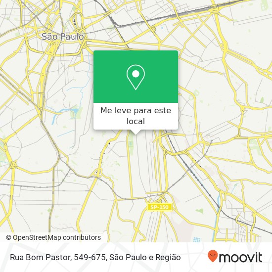 Rua Bom Pastor, 549-675 mapa