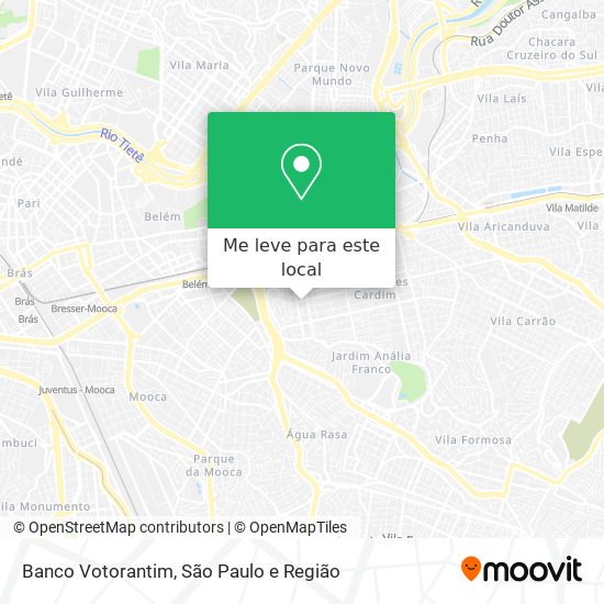 Banco Votorantim mapa