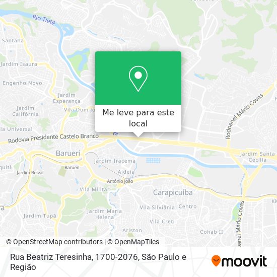 Rua Beatriz Teresinha, 1700-2076 mapa