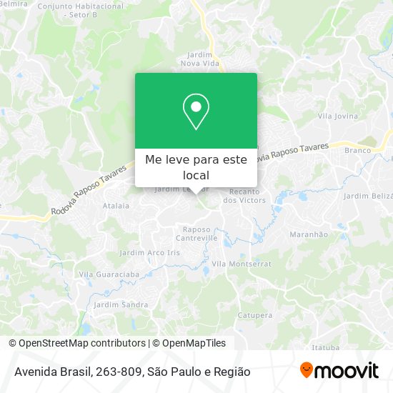Avenida Brasil, 263-809 mapa