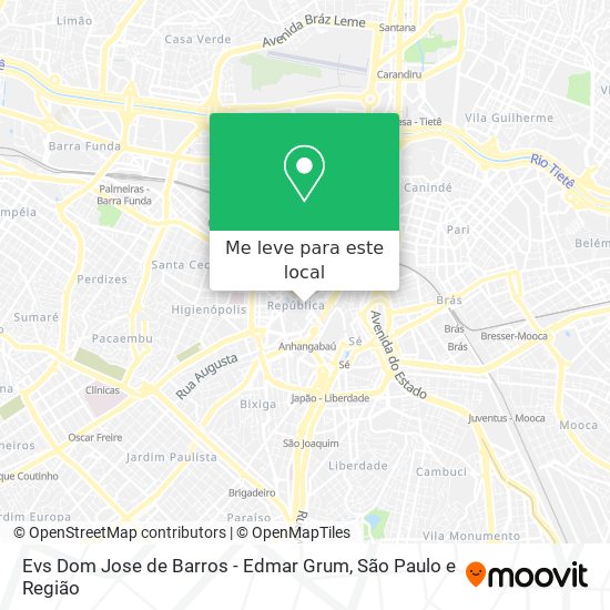Evs Dom Jose de Barros - Edmar Grum mapa