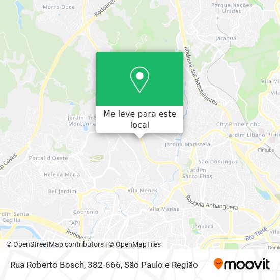 Rua Roberto Bosch, 382-666 mapa
