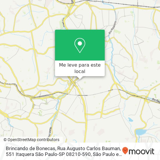 Brincando de Bonecas, Rua Augusto Carlos Bauman, 551 Itaquera São Paulo-SP 08210-590 mapa