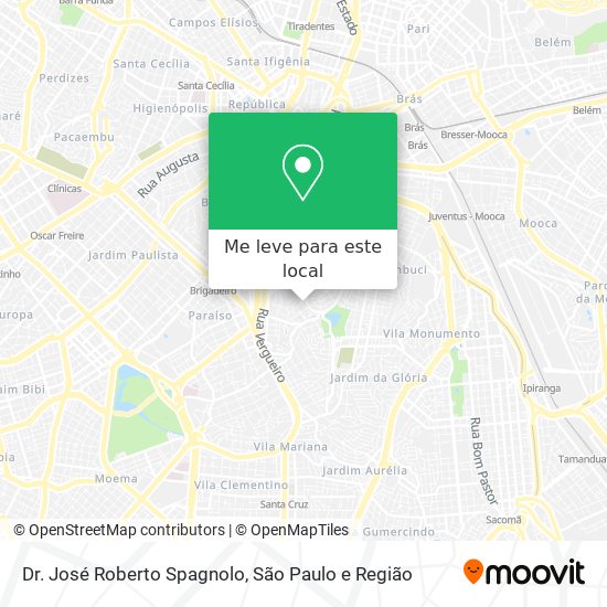Dr. José Roberto Spagnolo mapa