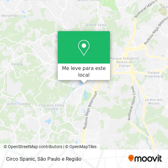 Circo Spanic mapa