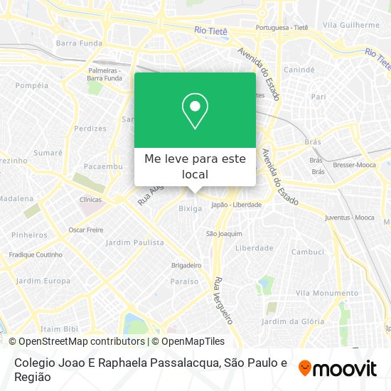 Colegio Joao E Raphaela Passalacqua mapa