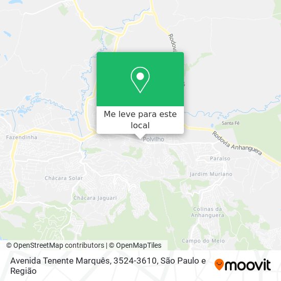 Avenida Tenente Marquês, 3524-3610 mapa