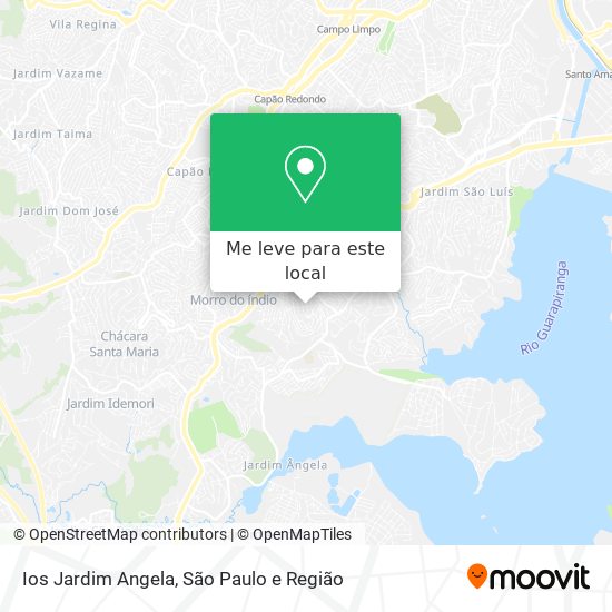 Ios Jardim Angela mapa