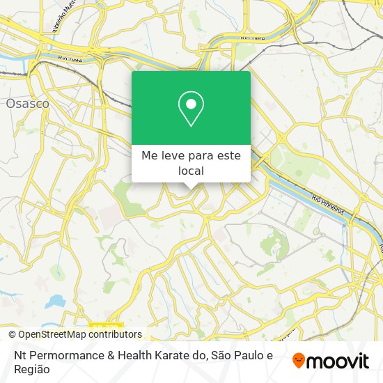 Nt Permormance & Health Karate do mapa