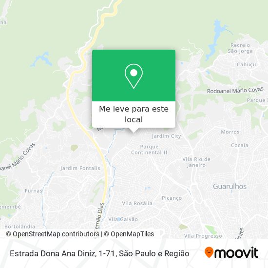 Estrada Dona Ana Diniz, 1-71 mapa