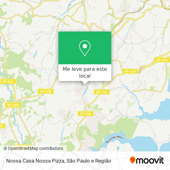 Nossa Casa Nossa Pizza mapa