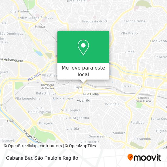 Cabana Bar mapa