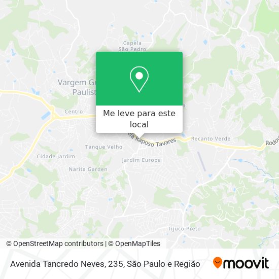 Avenida Tancredo Neves, 235 mapa