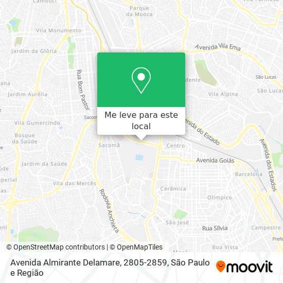 Avenida Almirante Delamare, 2805-2859 mapa