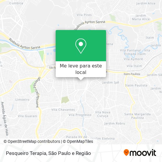 Pesqueiro Terapia mapa