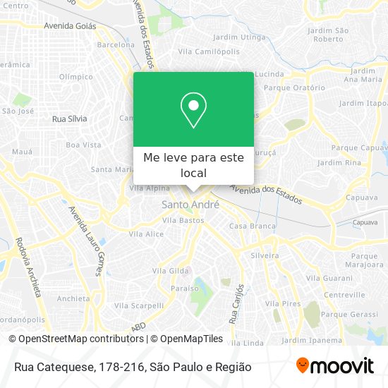 Rua Catequese, 178-216 mapa