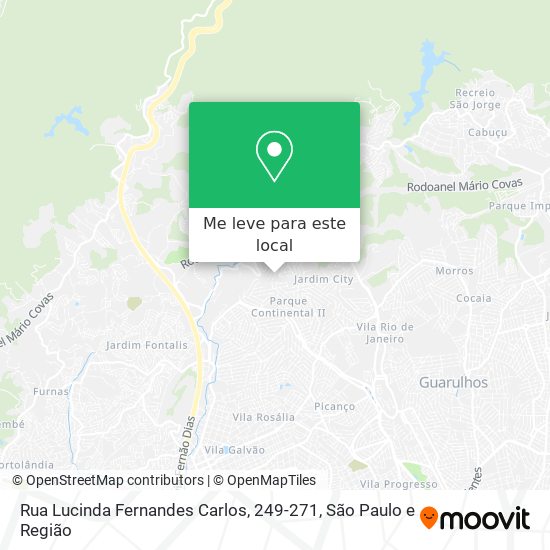 Rua Lucinda Fernandes Carlos, 249-271 mapa