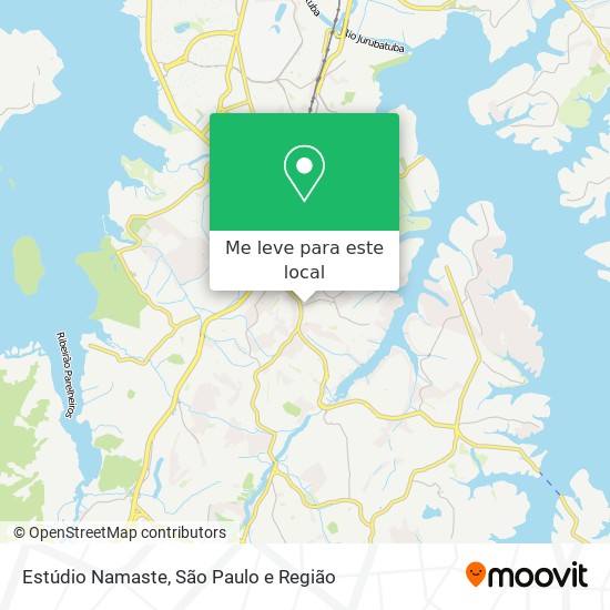 Estúdio Namaste mapa