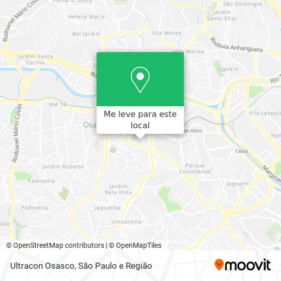 Ultracon Osasco mapa