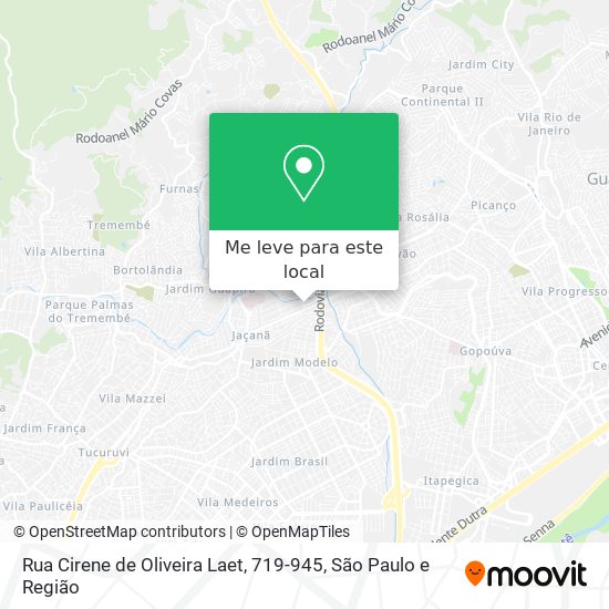 Rua Cirene de Oliveira Laet, 719-945 mapa