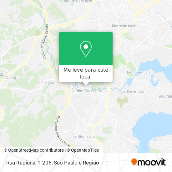 Rua Itapiuna, 1-205 mapa