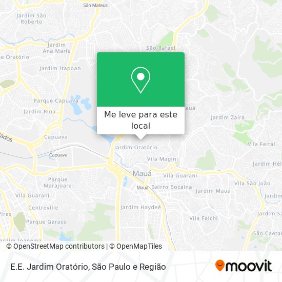 E.E. Jardim Oratório mapa
