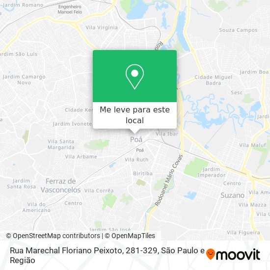 Rua Marechal Floriano Peixoto, 281-329 mapa
