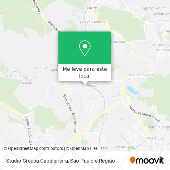 Studio Creusa Cabeleireira mapa