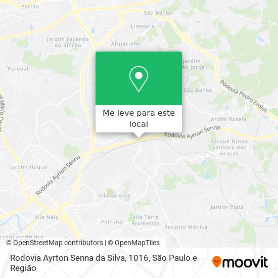 Rodovia Ayrton Senna da Silva, 1016 mapa