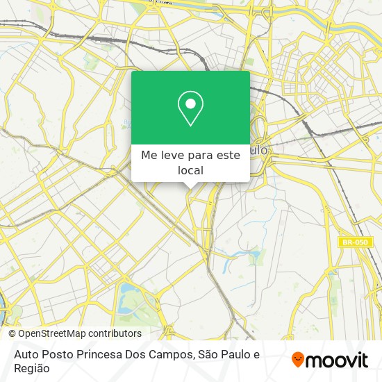 Auto Posto Princesa Dos Campos mapa