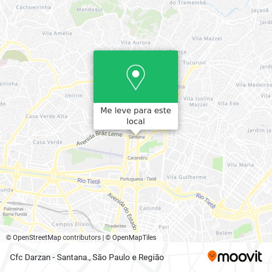 Cfc Darzan - Santana. mapa