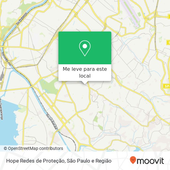 Hope Redes de Proteção, Avenida Sargento Geraldo Sant'Ana Campo Grande São Paulo-SP 04674-225 mapa