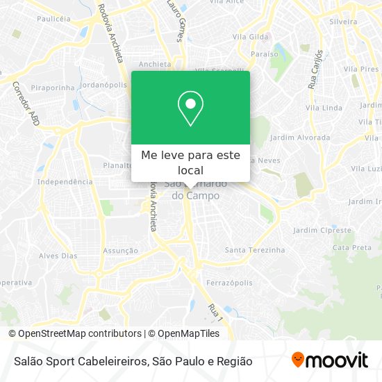 Salão Sport Cabeleireiros mapa